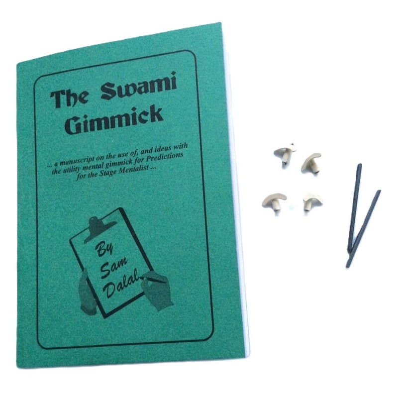 MilesMagic The Swami Gimmick | Magician's Mind Reading, Prediction Nail Writer with Routines Book and 4 Leads for Real Close Up Mentalism Magic Tricks - Image 1